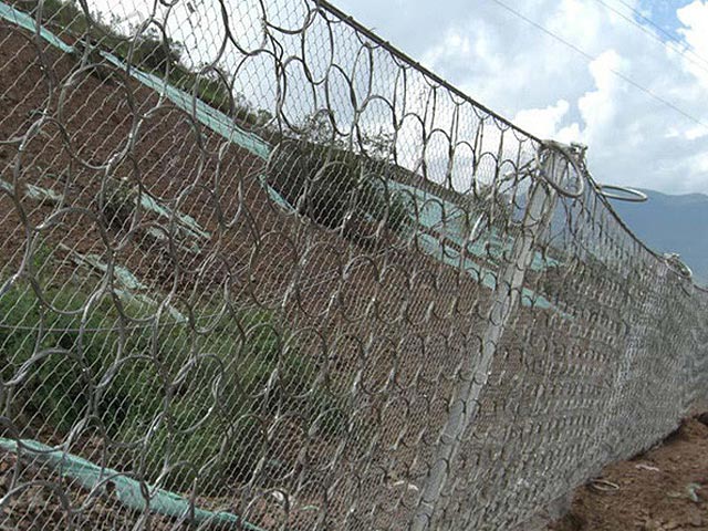 被動邊坡防護網